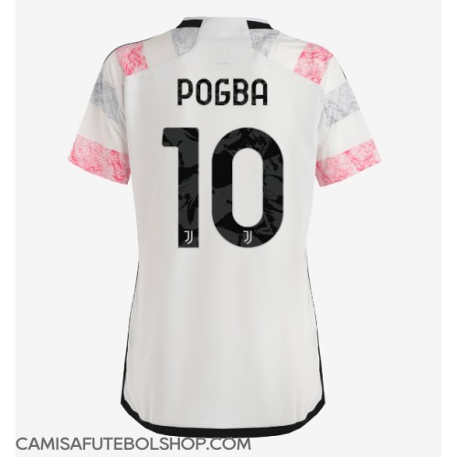 Camisa de time de futebol Juventus Paul Pogba #10 Replicas 2º Equipamento Feminina 2023-24 Manga Curta